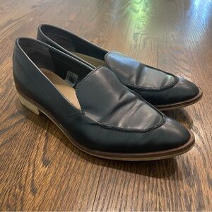 EVERLANE The Modern Loafer Pointed Toe Black Leather Loafers